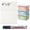 ONUPGO Reusable Labels for Storage Bins, 50 Pack, 4x6 Inch