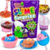 Ooey Gooey Slime Surprise Toys 1 Pack – Mystery Food Slime Toys for Kids, Scented Stretchy Slime Kit, Fun Kids Activity, Birthday Gift for Girls Ages 5 6 7 8 9 10