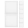 Operitacx 8pcs Mini Artist Canvas, Wood-Framed Painting Square Panels, Blank Cotton Canvas Panels for Art Supplies, Holiday Crafts, Kids Painting 4x4x0.6 Inch