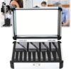 Ophthalmic Prism Set, High Power Optical Glass Prisms (18 Pcs, 1° to 80°) with Protective Storage Case for Strabismus and Clinical Use
