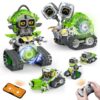 Opmind 5-in-1 STEM RC Robot Building kit, 478Pcs App Coding, Boys Age 6-12