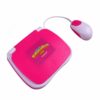 OPPWONG Bilingual Kids Laptop, Educational Learning Machine, Keyboard Early Learning Laptop with Music Function, Ideal for Children English & Spanish (Pink)