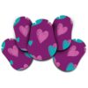 Opthopatch Eye Patches for Infants – 50 Hypoallergenic Standard Adhesive Patches for Lazy Eye & Amblyopia Treatment | Single Design Pack + 2 Reward Charts (Purple Hearts)
