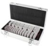 Optical Prism Lens Set with 22 Lenses and Aluminum Box for Accurate Measurement, Ideal for Vision Training in Hospitals and Clinics