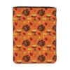 Orange Pumpkin Color Thanksgiving Turkey Book Cover Case for Women