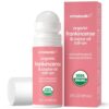 Organic Castor Oil + Frankincense Roll-On | USDA, Cold-Pressed, Hexane Free, Vegan Castor Oil with Frankincense Essential Oil | Body Massage Oil for Aromatherapy & Lymphatic Massage, 3 oz, by M3