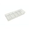 Organize Poker Chips in Neat Rows, Clear Acrylic Tray for 100 Standard Chips