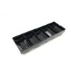 Organize Poker Chips in Neat Rows, Clear Acrylic Tray for 100 Standard Chips