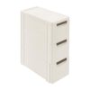 Organizer Cart for Office Classroom Bedroom Mobile Slim Storage Cart w/ 3 Drawer