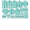 ORIGACH 15 Pcs Mini Bookshelf Window Frame Polymer Clay Cutters Set Vintage House Shape Shape Earring Clay Cutter DIY Craft Supplies for Earring and Jewelry Making