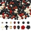 Ornaland Halloween Gothic Beads for Jewelry Making Kit Craft Gifts, 221Pcs