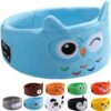 Orplru Kids Headphones Headband Toddler, Soft Fabric Earphones for Children Travel, Learning & Sleeping (Owl)