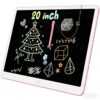 ORSEN LCD Writing Tablet Toddler Travel Learning Educational Toys Activity Games Birthday Gifts (20inch Pink)