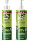 ORS Olive Oil FIX-IT Liquifix Spritz Gel Infused with Castor Oil For Strengthening & Hairline Maintenance Strong Hold (6.8 oz) (Pack of 2)