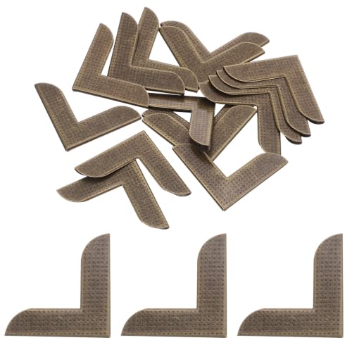 OSALADI 100pcs Iron Guard Edge Cover for Photo Albums and Journals, Metal Book Corner Protector with Structural Support and Decorative Flair, Easy Installation for School Projects and Home