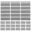 OSALADI 25 Sheets Rectangular Scratch Off Stickers with Die-Cut PVC Adhesive Backing for Decorating Projects and Event Usage, Removable Reward Labels for DIY Scratch Cards