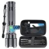 Osmo Liteforce 20,000 Lumens Ultra-Bright Flashlight, Zoomable Spotlight & Floodlight, USB-C Fast Charging with Digital Power Display, for Camping, Emergencies, and Outdoor Adventures
