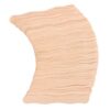 OSOLADY 80pcs Wavy Wood Craft Sticks 8 Inch Thick Unfinished Wooden Fan Handles Smooth Surface for Model Building and Home DIY Paint Mixing Projects