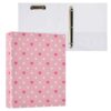 OSYWENRY Standard View 3 Ring Binder, Hearts Valentine's Day Dot Durable Flexible Portable Waterproof Hardcover 1.5 Inch D Rings 500-Sheet Capacity Organizer 2PC