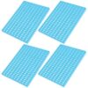 OTOTEC 4 Pack Perforated Plastic Base Plates 95 x 120 x 5.5 mm 2 mm Holes for M2 Screws Blue DIY Model Mounting Boards