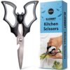 OTOTO Original Elizabat Kitchen Scissors - Halloween Goth Cute Bat Kitchen Shears, Bat Scissors, Gothic Scissors Utensils - Spooky Bats Halloween Gifts, Cute Gadgets, Kitchen Gadgets