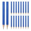OUNONA 50pcs Short Wood Pencils - Pre Sharpened Golf Scoring Pencils - 3.5" Blue Wood Golf Writing Tool for School Party Favors Sports Games & Activities