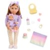 Our Generation - Tory & Riley - 18" Babysitter Doll Set - Small Doll with Care Accessories - Interactive Bottle, Bib, and Toys - Pretend Play - Gifts for Kids
