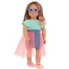 Our Generation Doll W/Denim & Tulle Skirt Outfit, Lisa