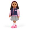 Our Generation Doll with School Suit and Bomber Jacket, Marisol, Premium Quality Toy for Children