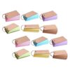 Outanaya 12pcs Colored Index Cards with Metal Rings for Vocabulary Learning and Boost Attention, Lightweight Paper Flashcards for Revision and Classroom Activities