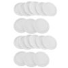 Outanaya 24pcs White Plastic Loose Leaf Binder Discs with Reliable Binding and Flexible Page Management, 24 Rings for Notebooks and Scrapbooking, for Meetings and Classrooms