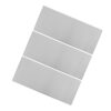Outanaya Door Name Plate Metal 3pcs Stainless Steel Self-adhesive 25x11cm with Strong Adhesive Bond and Resistant to Fading, Name Plaque for Business and Office Doors