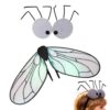 Outdoor Fly Wing, Costume Halloween Fun, Realistic Photo Props, Versatile