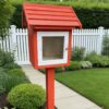 Outdoor Wooden Community Book Sharing Box Weatherproof