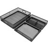 OUTFANDIA Office Drawer Organizer 3 Pack, Office Supplies Desk, Black Mesh Drawer Organizer Hold Pens & A4 Sized File, 12 x 9 Inches Visit the Store