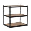 OUTLANE 1320LBS Garage Shelving 3 Tier Storage Shelves Carbon,Adjustable Metal Shelving Unit,