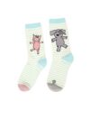 Out of Print ELEPHANT & PIGGIE Socks - Small