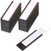 Outus 30 Pcs 3 x 1 Inch Magnetic Label Holders Locker Name Tags with 30 Protective Films and 60 Replacement Strips Magnetic Name Plate Card Holders for Office Shelf Mailboxes Locker