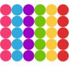 Outus 30 Pcs 6 Inch Classroom Floor Stickers Line up Spots for Floor Colorful Decals and Number Dots Self Adhesive Vinyl Classroom Stickers for Preschool Kindergarten Students