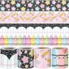 Outus 4 Rolls 131.2 ft Back to School Bulletin Board Border - Pastel Compositior Classroom Decoration Star Crayon Rainbow Pencil Welcome Back Borders Trim for First Day of School Office Home Wall