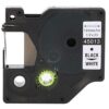 OVAQUIXI Laminated Label Tape 12mm Black on White for LM280 210D PNP PL200 Label Maker Tape Compatible Labeling