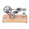 OVAQUIXI Stirling Engine Motor Model with 4 Anti Skid Pads Low Noise Low Pollution for Science Projects Physical Learning Toys