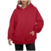Oversized Hoodies for Women Drop Shoulder Pullover Sweatshirts Baggy
