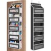 Over the Door Organizer 5 Pockets Hanging Storage for Dorm Bedroom Bathroom
