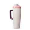 Owala FreeSip Tumbler Insulated Stainless Steel Water Bottle with Built-in Straw and Side Handle, For Travel, Work, School, and Sports, 30oz, BPA Free, Leak Proof, Daybreak