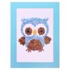 Owl DIY Resin Button Painting Kit 35x26cm Round Craft Buttons Painting