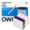 OWLKELA 60 Pcs Magnetic Dry Erase Markers with Eraser Cap, Fine Tip Whiteboard Markers with Eraser, Low Odor Dry Erase Marker Set for School Office Home, 8 Color