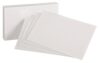 Oxford Blank Index Cards, 3" x 5", White, 100 Per Pack (40150-SP)