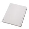 Oxford Blank Write On Binder Dividers, 1/8 Cut Tabs, 3 Hole Punch Dividers in 8 Tab Sets, 80 Dividers, 10 Sets, White (89982), Pack of 10