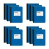 Oxford Composition Notebook 12 Pack, Notebooks for School, School Supplies, Journal for School Notes, College Ruled Paper, Writing Book, 7.5 x 9.75 Inches, 80 Sheets, Blue Covers (63742)